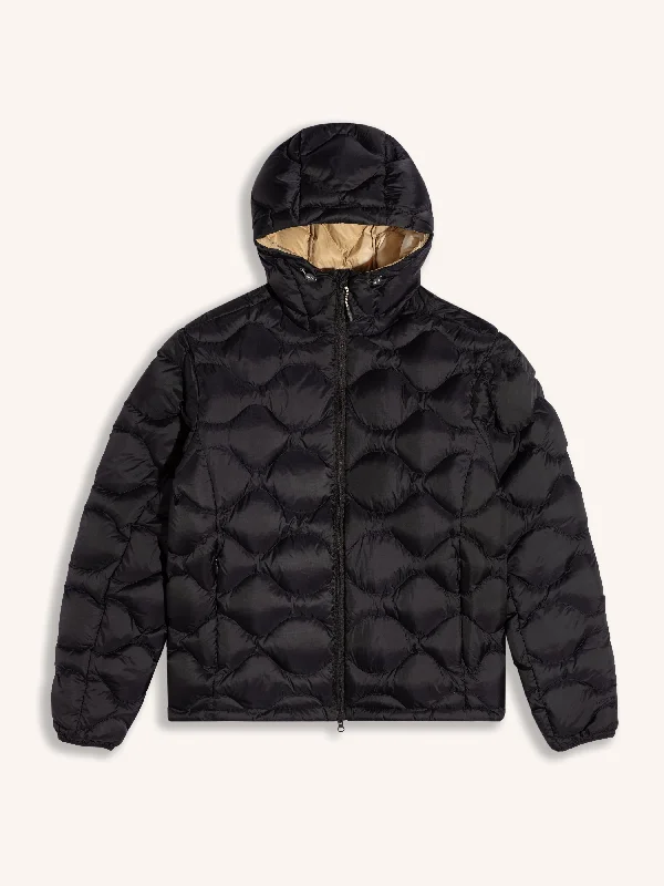 Cuillin Down Jacket in Black Recycled Ripstop