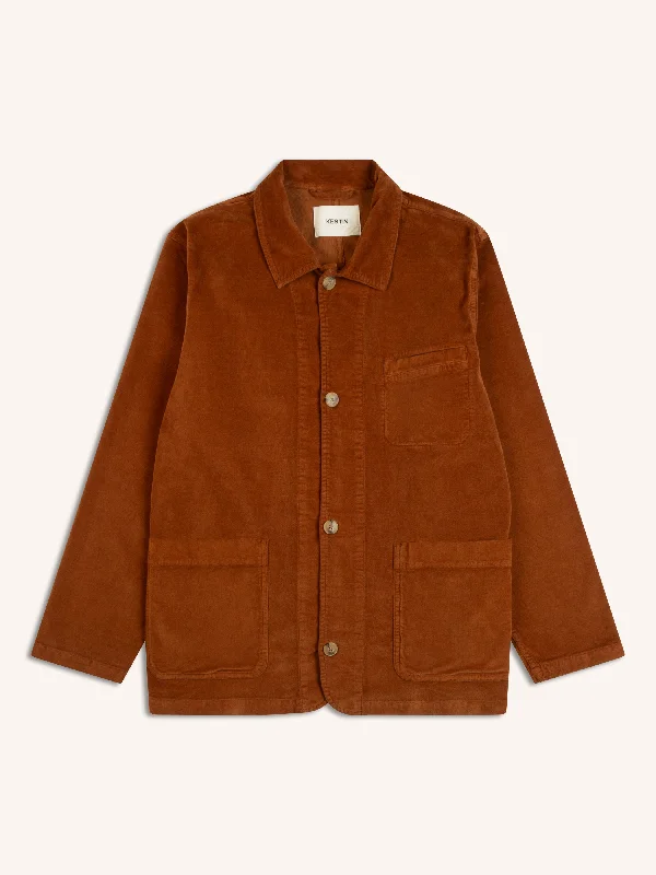 Huntly Jacket in Tobacco Moleskin