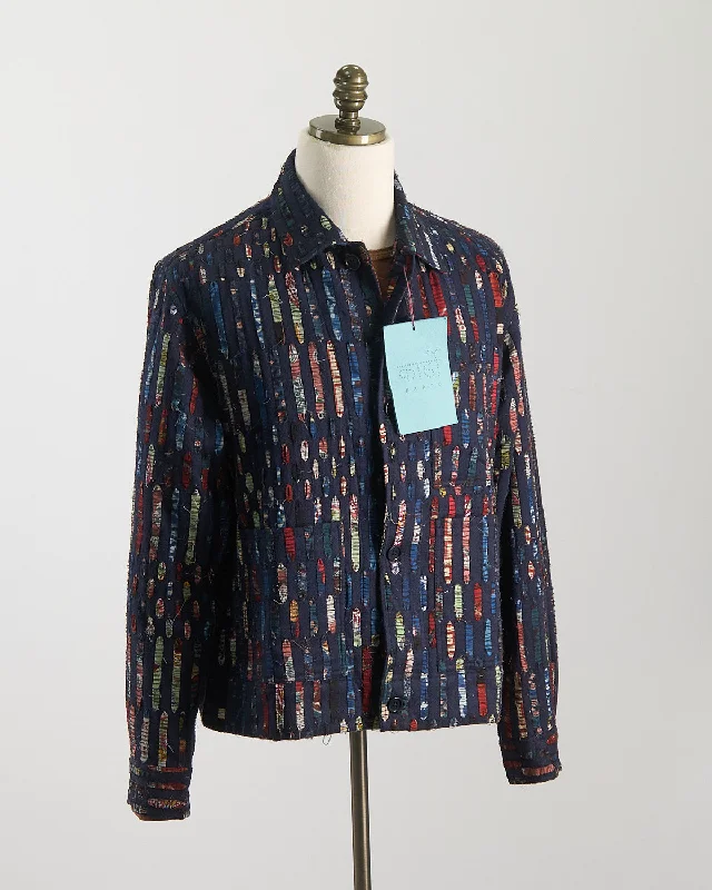 Upcycled Handloomed Production Overrun 'Bodhi' Shirt Jacket