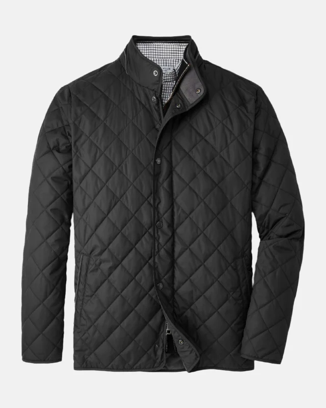 Peter Millar - Suffolk Quilted Travel Coat - Black