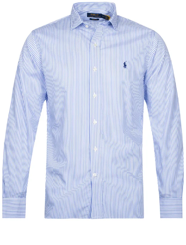 Long Sleeve Dress Shirt Blue