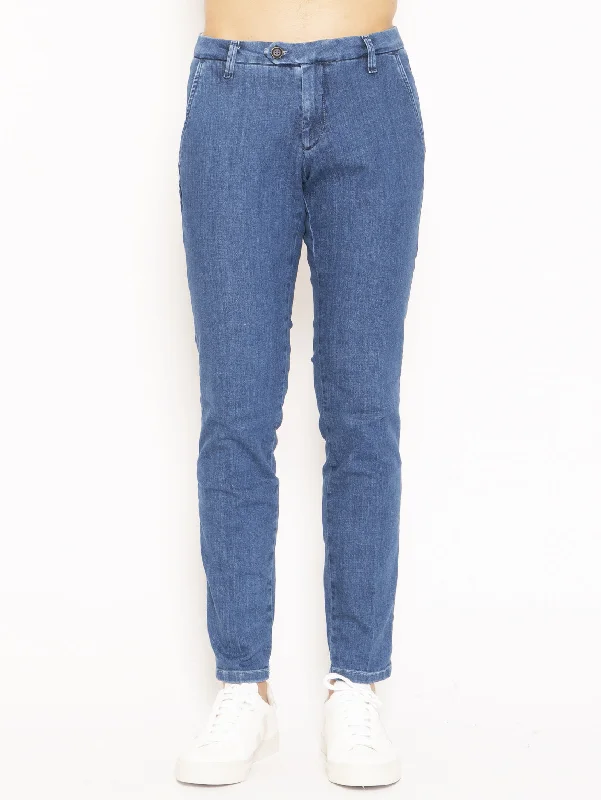 Jeans New Rolf Denim Soft Stretch Mid Blu