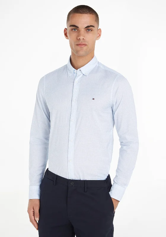 Tommy Hilfiger Flex Micro Print Shirt, Vessel Blue