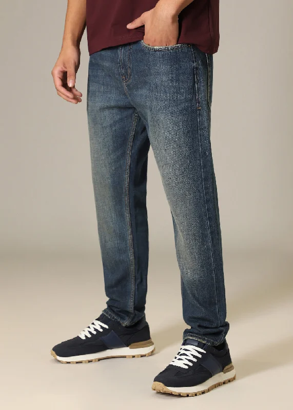 Vizer Blue Slim fit Jeans