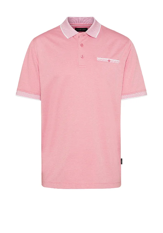 Bugatti Pocket Polo Shirt, Salmon