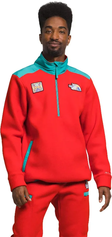 The North Face Alpine Polartec 200 .25 Zip jacket Men's Red Fleece Pullover SGN673