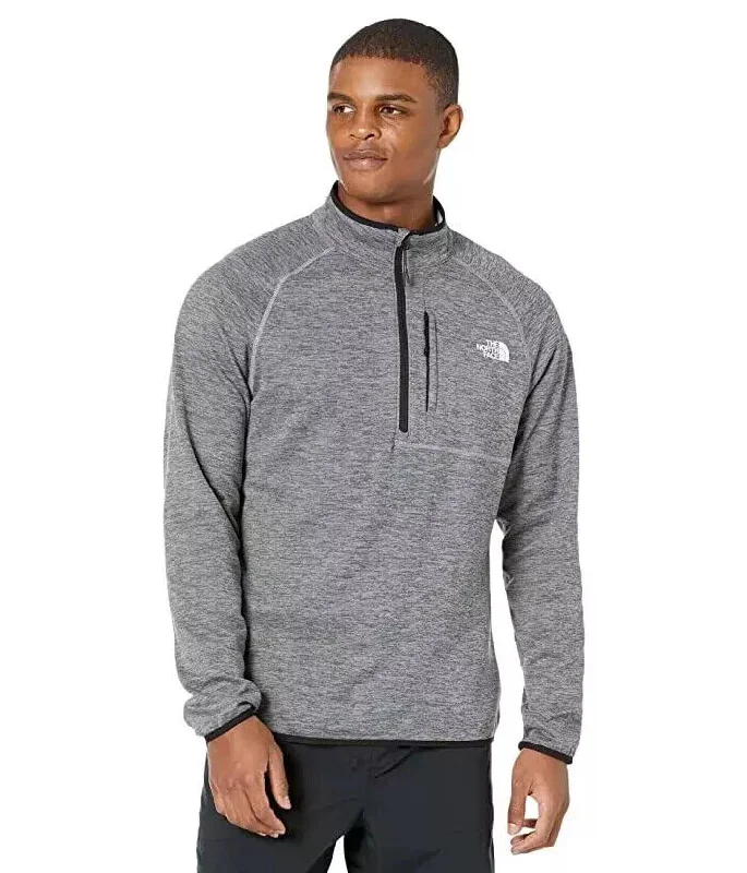 The North Face Canyonlands NF0A5G9WDYY Jacket Men's Gray Fleece 1/2 Zip SGN1359