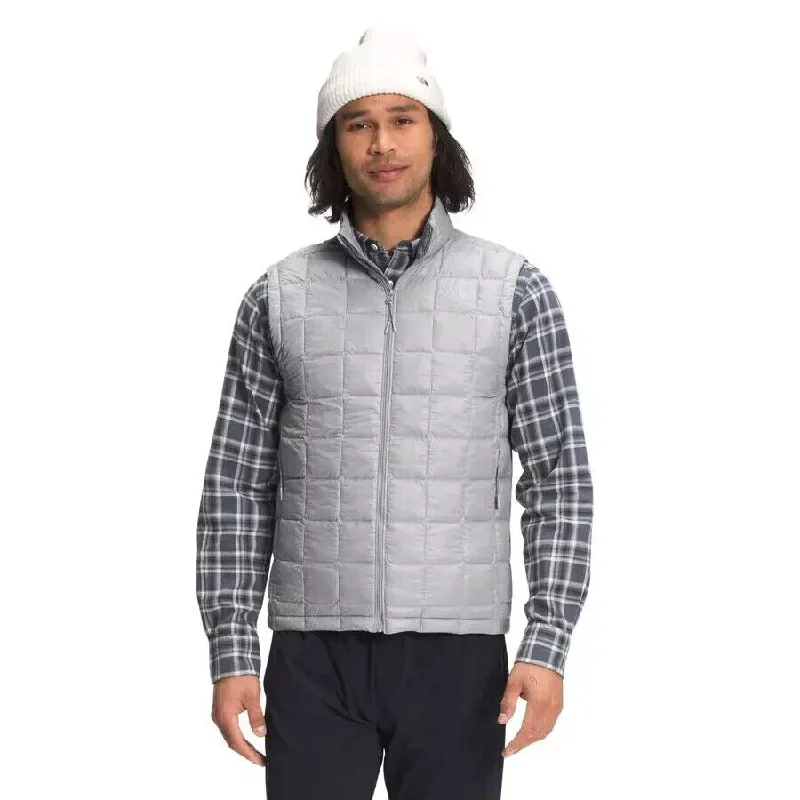 The North Face ThermoBall Eco 2.0 NF0A5GLOA91 Vest Men Meld Gray Full Zip CLO745