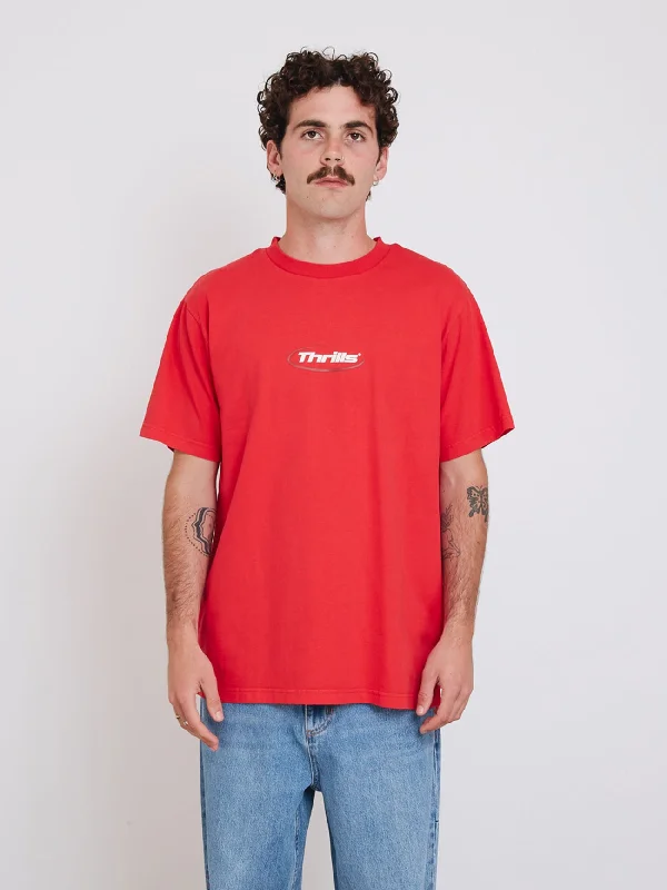 Arena Merch Fit Tee - Flame Red