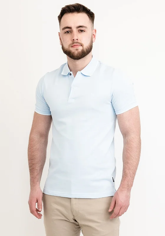 Calvin Klein Pique Tipped Polo Shirt, Kingly Blue