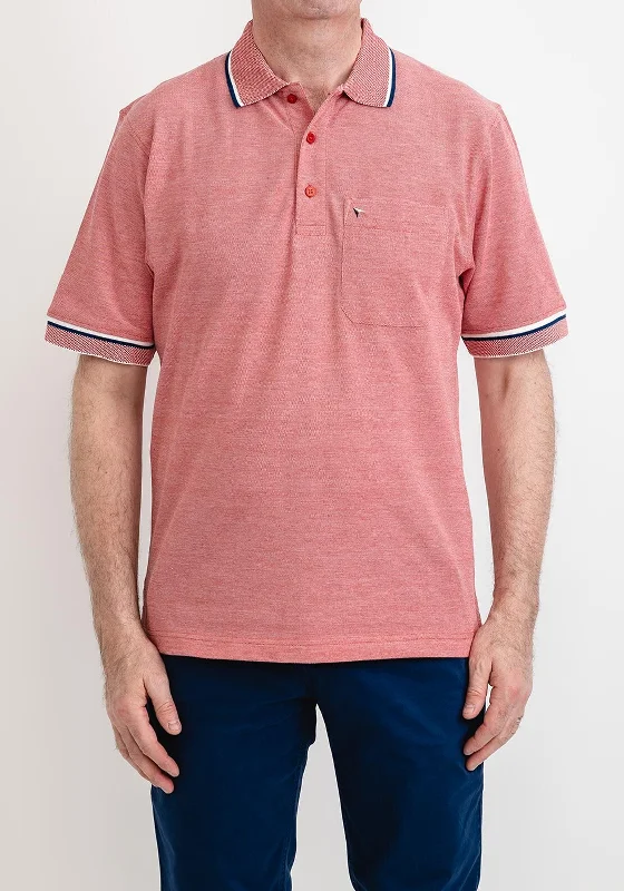 Daniel Grahame Short Sleeve Polo Shirt, Red