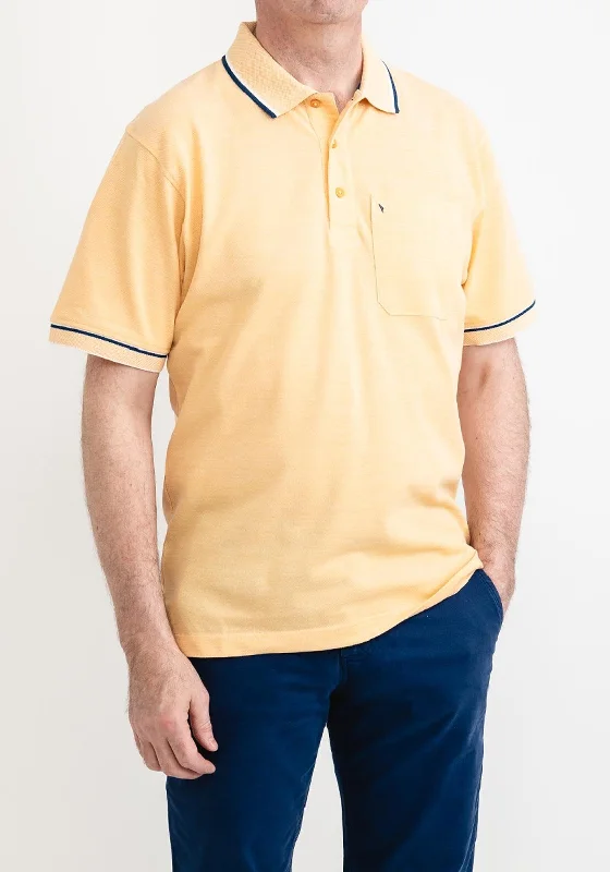 Daniel Grahame Short Sleeve Polo Shirt, Yellow