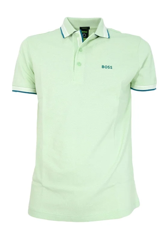 Hugo Boss Paddy Polo Shirt, Mint Green