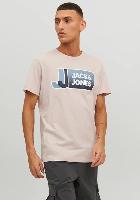 Jack & Jones Logan Big Scale T-Shirt, Violet Ice