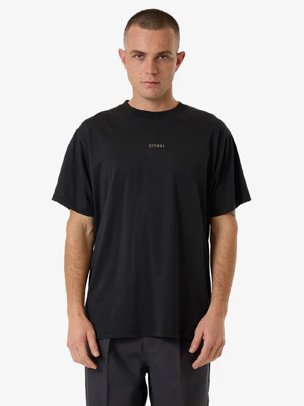 Minimal Thrills Merch Fit Tee - Faded Black