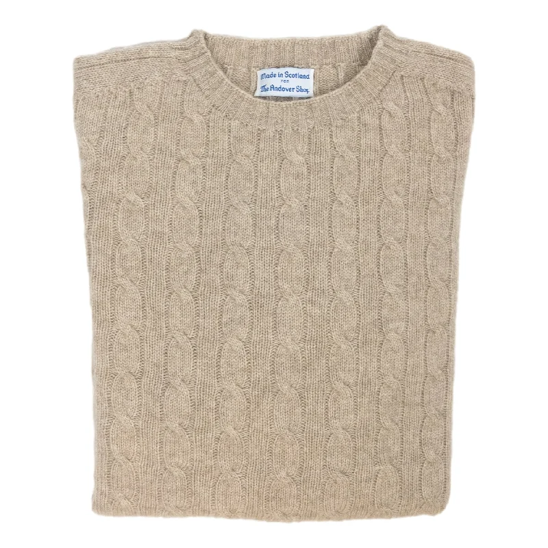 Pure Cashmere Montreux Cable Crew Neck Sweater