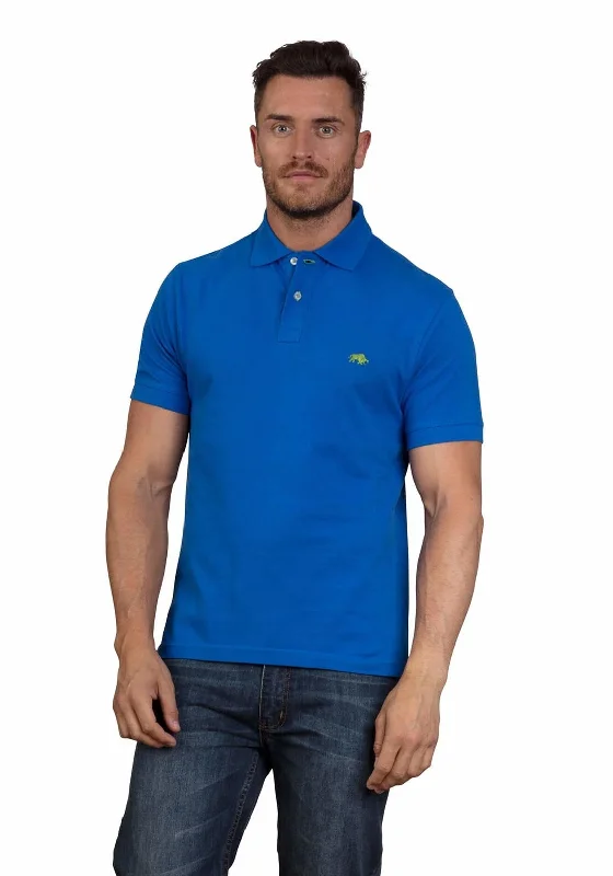 Raging Bull Big & Tall Organic Signature Polo Shirt, Cobalt Blue