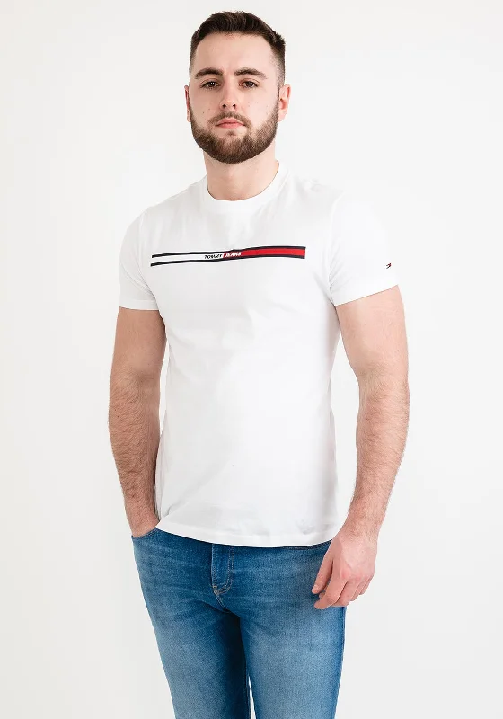 Tommy Jeans Essential Flag T-Shirt, White