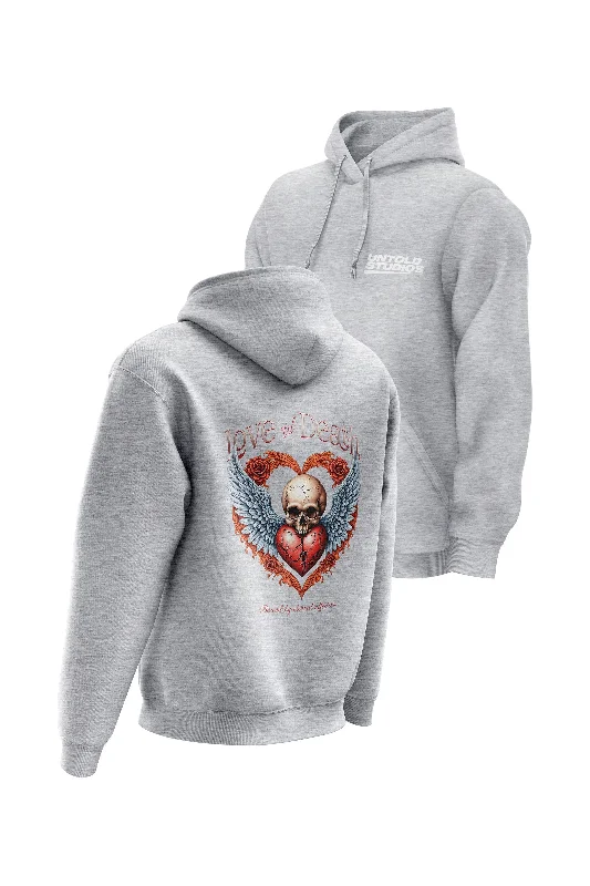 Untold Studios Love till Death Hoodie - Grey