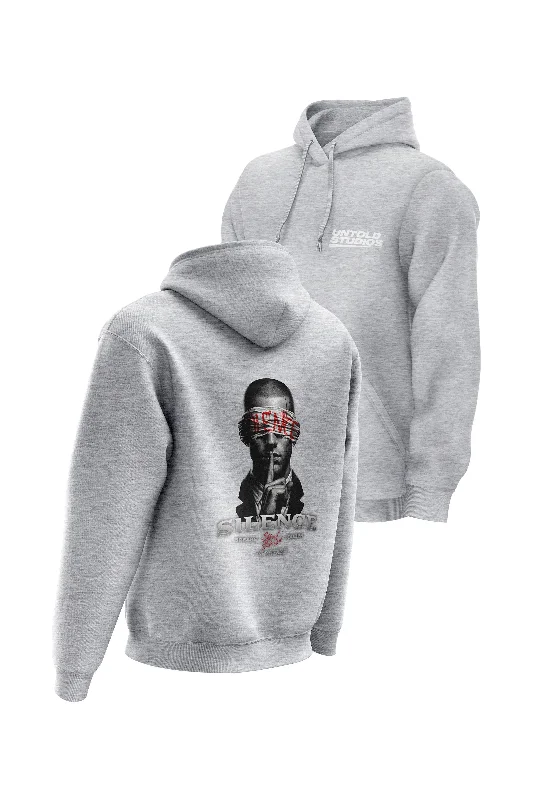 Untold Studios Silence Hoodie - Grey