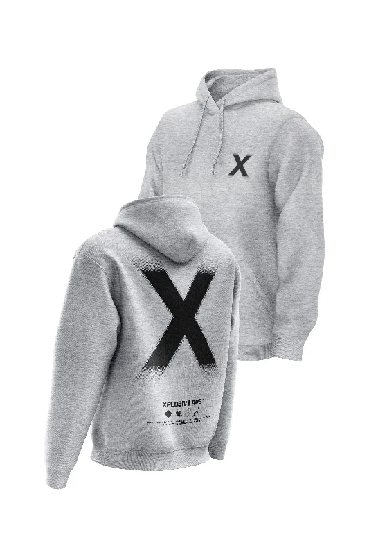 XAPE Halftone X V1 Hoodie - Grey